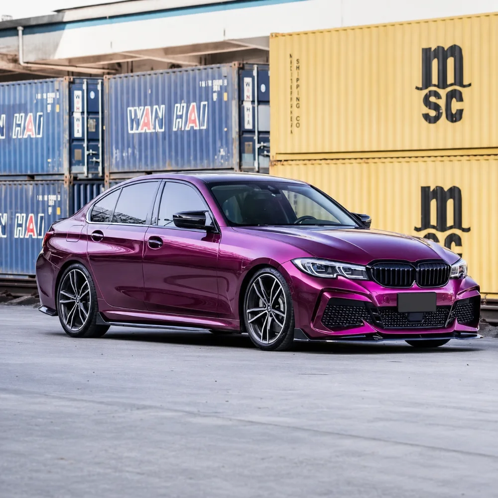 TPU Paint Pearl Grape Purple Color PPF Car Paint Protective Film