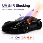 TPU Piano Black Color PPF Self-adhesive Car Protection Film