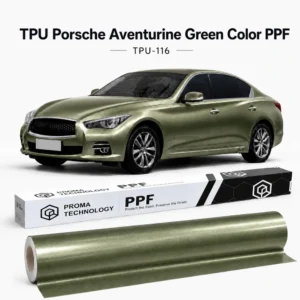 TPU Porsche Aventurine Green Color PPF-Main Image