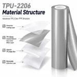 TPU Porsche Grey Color PPF Self-adhesive Car Protection Film