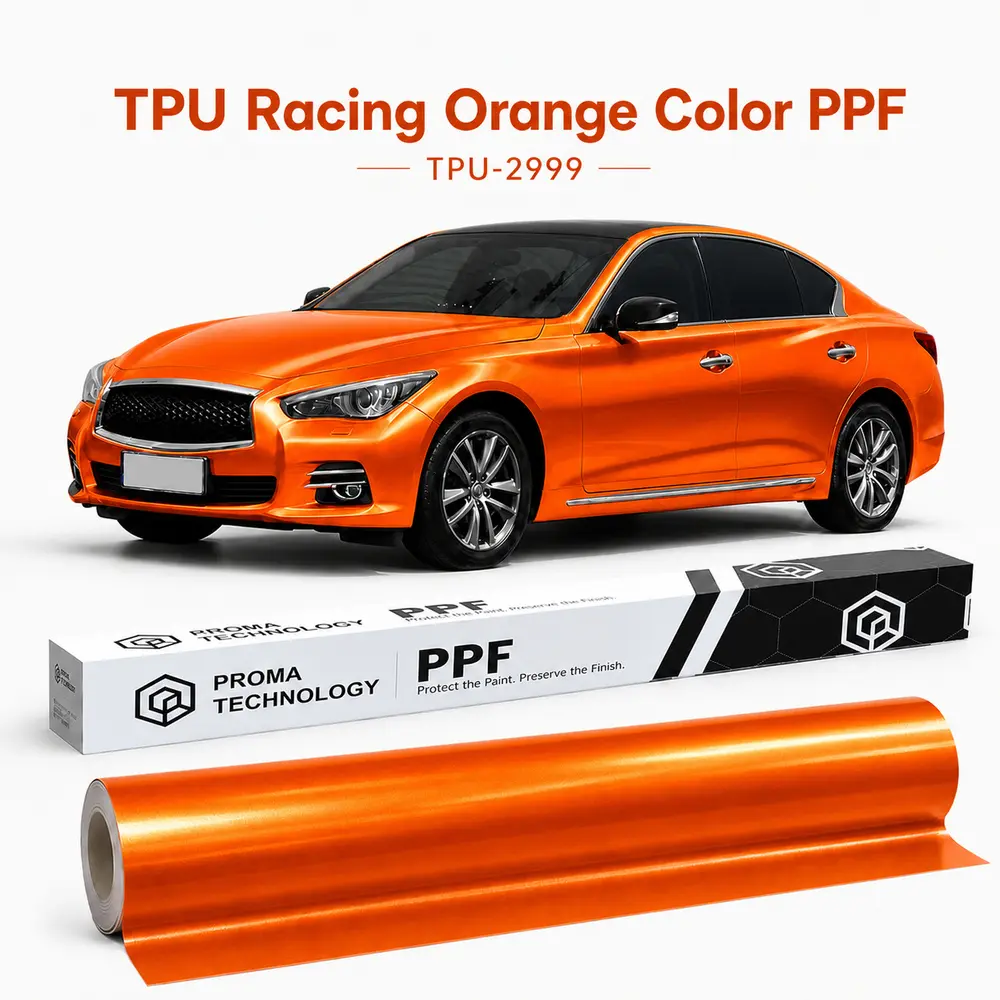TPU Racing Orange Color PPF-Main Image