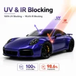 TPU Rayal Indigo Color PPF Self-adhesive Car Protection Film