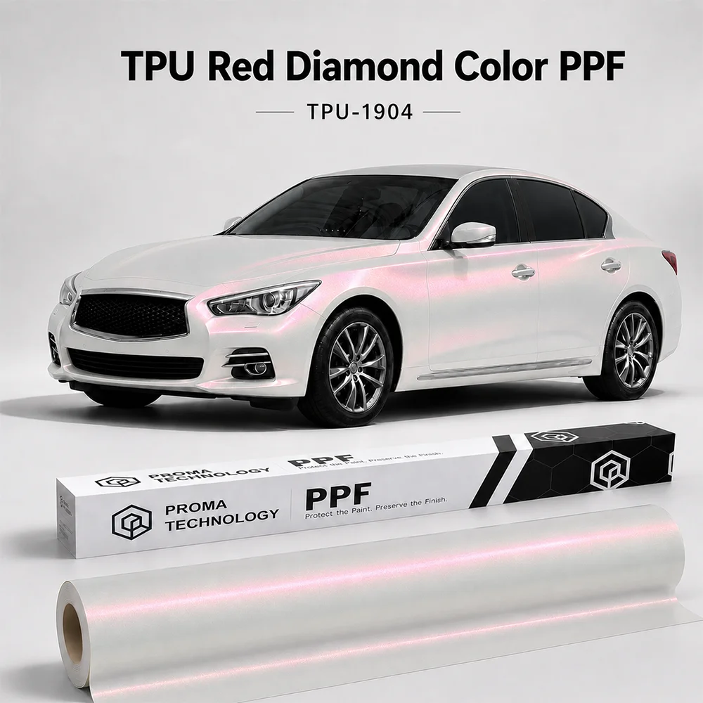 TPU Red Diamond Color PPF-Main image display