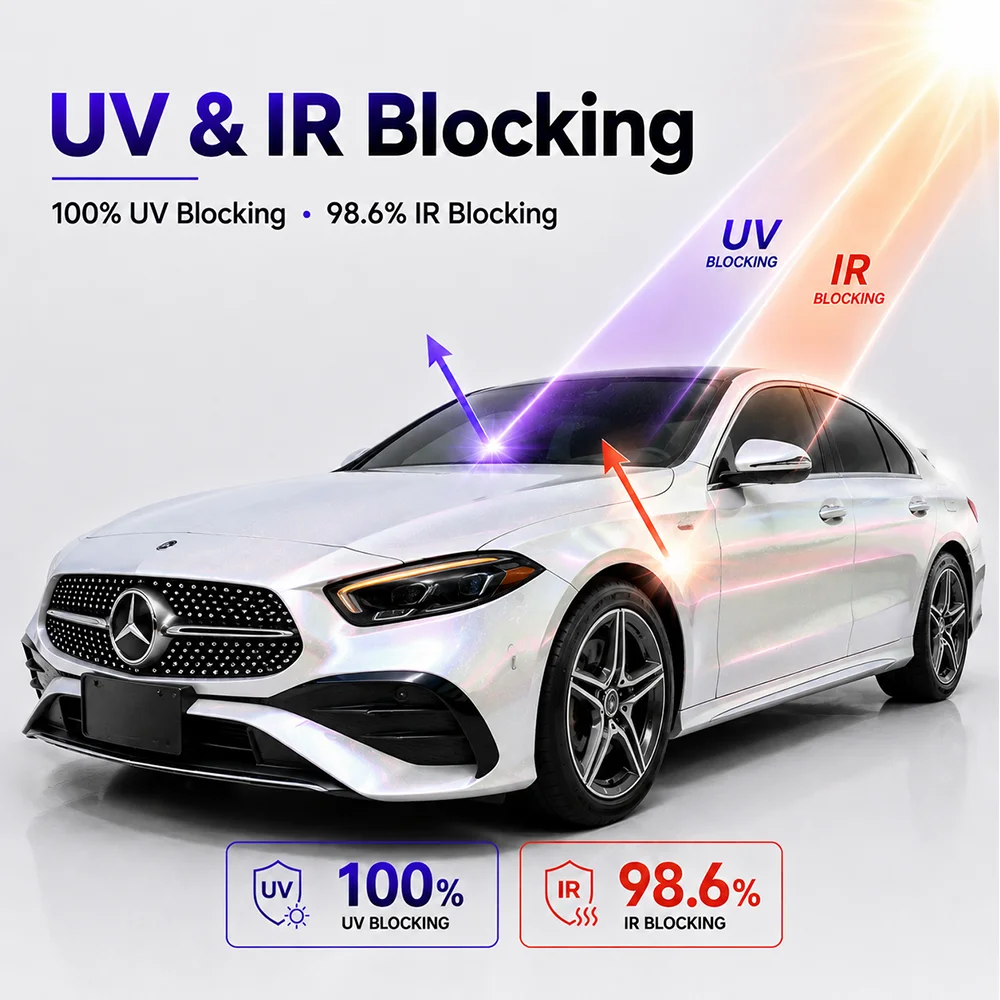 TPU Red Diamond Color PPF Car Protection Film