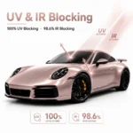 TPU Rouge Pearl Pink Color PPF Car Protective Film