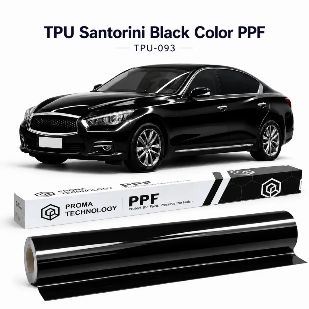 TPU Santorini Black Color PPF-Main Image
