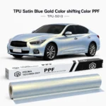 TPU Satin Blue Gold Color shifting Color PPF-Main image