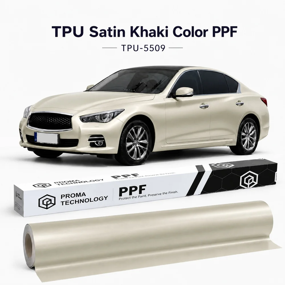 TPU Satin Khaki Color PPF-Main image