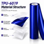 TPU Satin Metallic Glossy BlueBerry Color PPF Paint Protection Film For Car