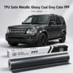 TPU Satin Metallic Glossy Coal Grey Color PPF-Main Image