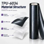 TPU Satin Metallic Glossy Coal Grey Color PPF Paint Protection Film