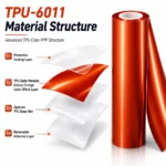 TPU Satin Metallic Glossy Orange Color PPF