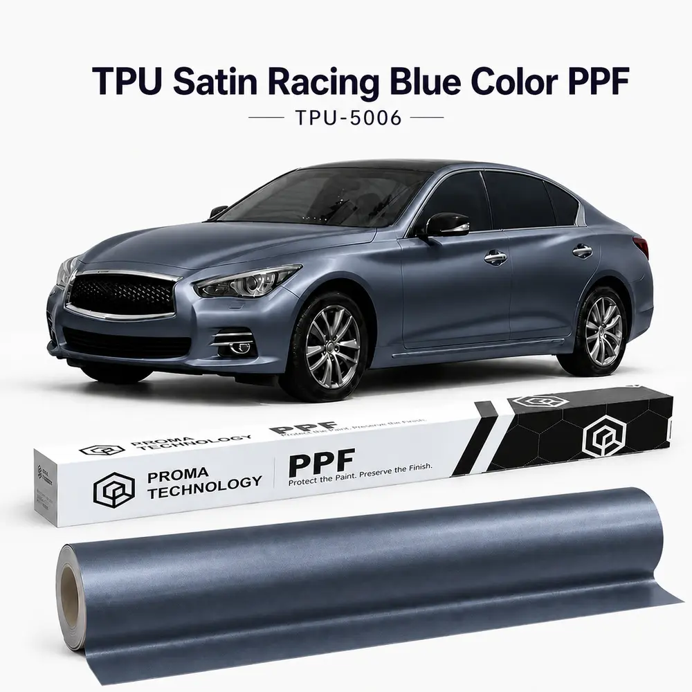 TPU Satin Racing Blue Color PPF-Main image