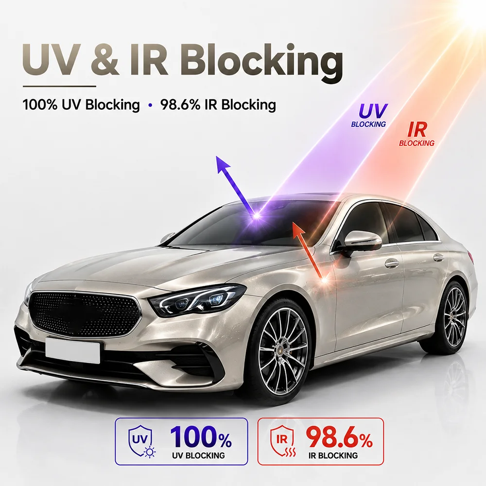 TPU Silver Fox Gray Color PPF Car Paint Protective Film