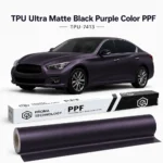 TPU Ultra Matte Black Purple Color PPF-Main image