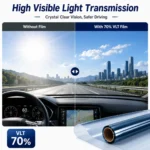 clear ceramic window film-hight visible light transmission
