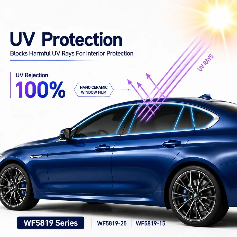 100% UVR Nano Ceramic Window Tint Film Roll