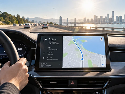 Anti-reflective automotive screen protector