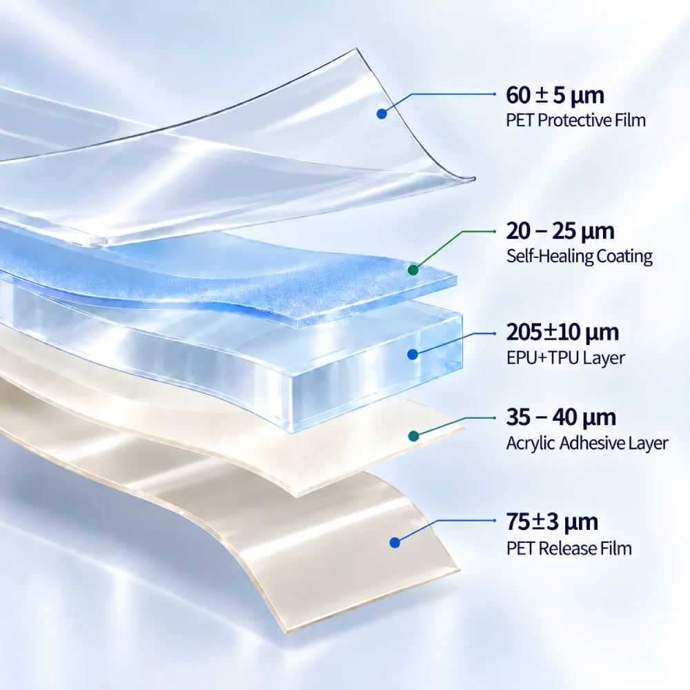PME41 Clear EPU TPU Screen Protector Raw Material
