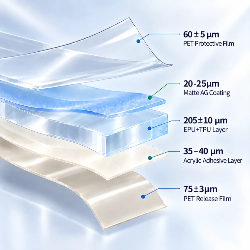 PME45 Matte EPU TPU Screen Protector Raw Material