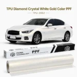 TPU Diamond Crystal White Gold Color PPF-Main image display