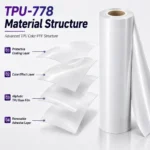 TPU Luminous Blue(Glow in The Dark) Color PPF Film For Car