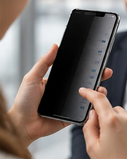 Phones privacy screen